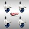 Service Caster 3 Inch 316SS Solid Poly Swivel 1-1/4 Inch Expanding Stem Caster Set Lock Brake SCC-SS316TTLEX20S314-SPUS-114-4 - alternate 4